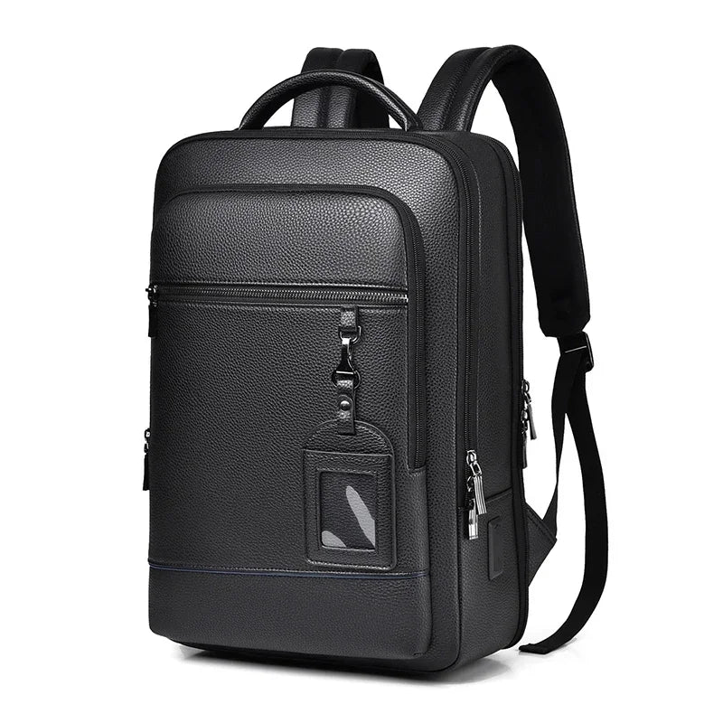 Executive Leather Business & Travel Backpack